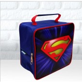 Maletinha quadrada tema logo Super Homem