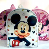 Mochila Personalizada G Redonda Tema Mickey e Minnie